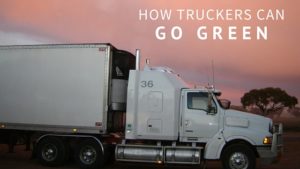 how truckers can go green