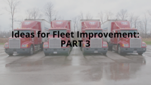 Ideas for Fleet Improvement Part 3